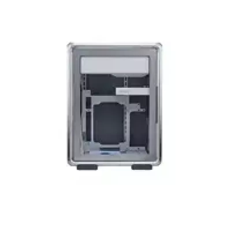 Case per computer Cooler Master MasterFrame 400 Mesh argento, mATX, pannello laterale trasparente, 1x ventola ARGB 120 mm