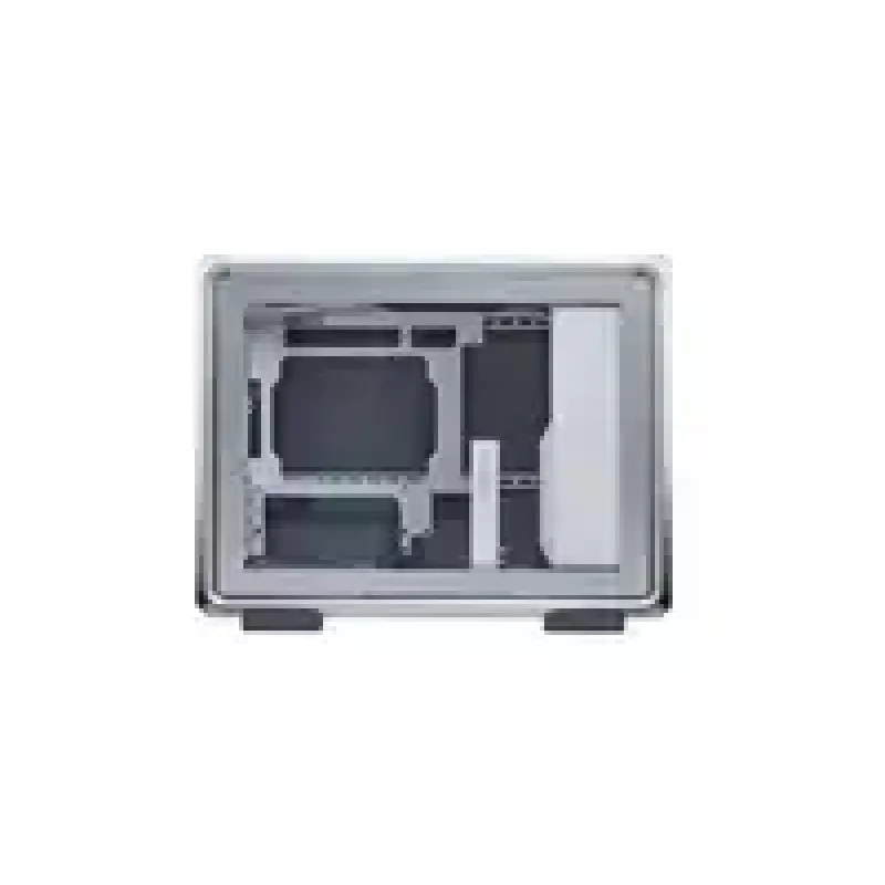 Case per computer Cooler Master MasterFrame 400 Mesh argento, mATX, pannello laterale trasparente, 1x ventola ARGB 120 mm
