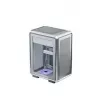 Case per computer Cooler Master MasterFrame 400 Mesh argento, mATX, pannello laterale trasparente, 1x ventola ARGB 120 mm