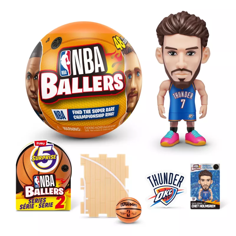 5 Surprise NBA Ballers serie 2, 3 anni, multicolore