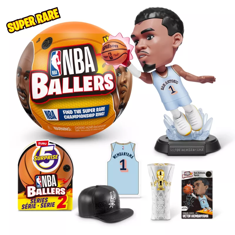 5 Surprise NBA Ballers serie 2, 3 anni, multicolore