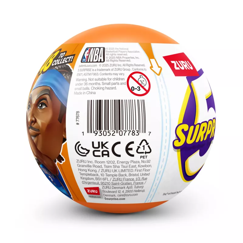 5 Surprise NBA Ballers serie 2, 3 anni, multicolore