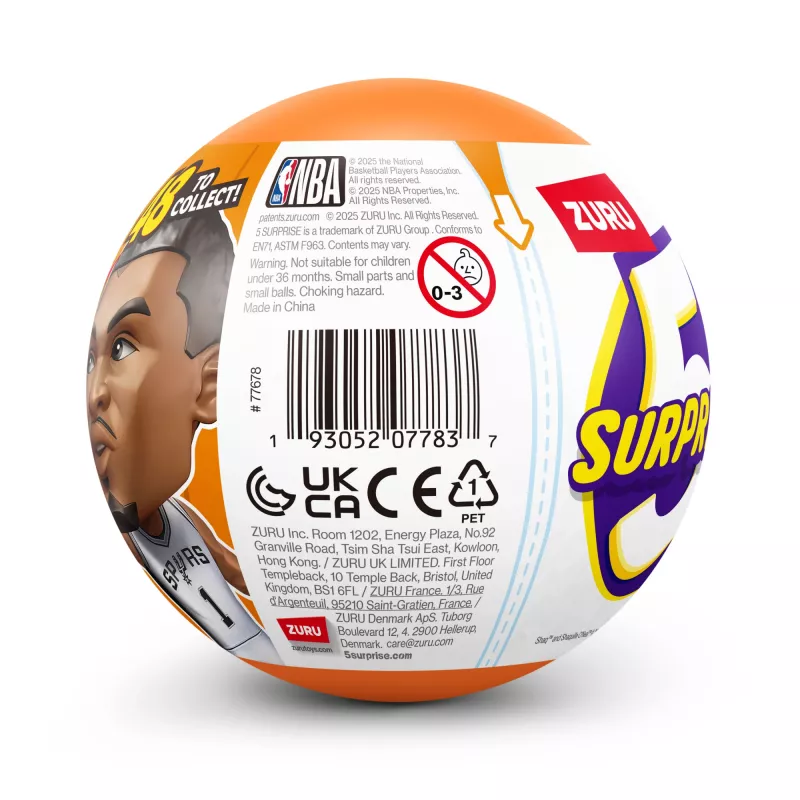 5 Surprise NBA Ballers serie 2, 3 anni, multicolore