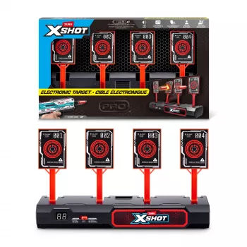Bersaglio elettronico ZURU XSHOT, bersaglio, 8 anni, AA, nero