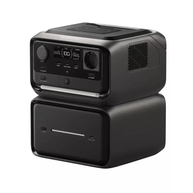 Batteria portatile EcoFlow RIVER 3 MAX PLUS Wireless, 858Wh