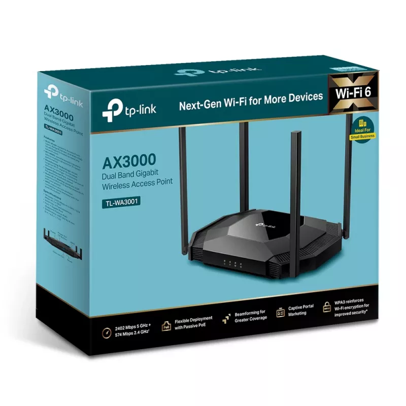 TP-Link TL-WA3001 Access Point WLAN 2402 Mbit/s nero Power over Ethernet (PoE)