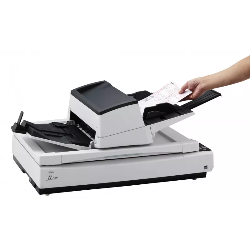 Scanner piano e ADF Ricoh fi-7700S 600 x 600 DPI A3 nero, bianco