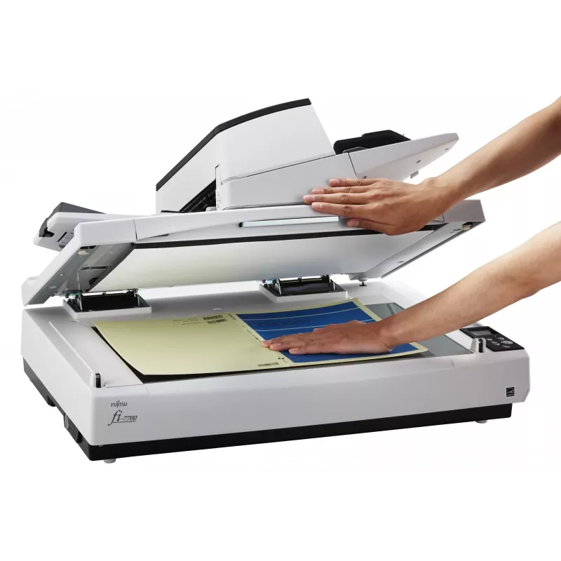 Scanner piano e ADF Ricoh fi-7700S 600 x 600 DPI A3 nero, bianco