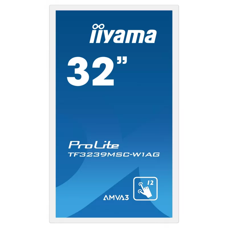 Monitor iiyama ProLite TF3239MSC-W1AG 31,5 pollici (80 cm) Full HD 1920x1080 LED touchscreen AMVA3 bianco