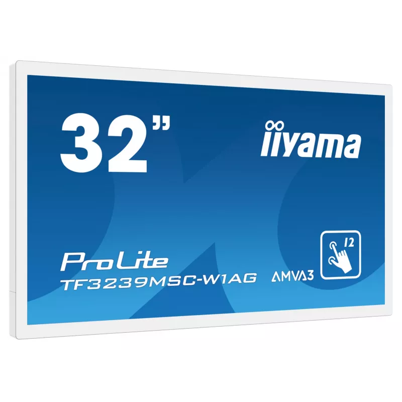 Monitor iiyama ProLite TF3239MSC-W1AG 31,5 pollici (80 cm) Full HD 1920x1080 LED touchscreen AMVA3 bianco