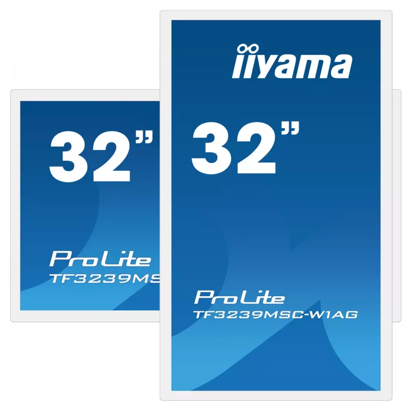 Monitor iiyama ProLite TF3239MSC-W1AG 31,5 pollici (80 cm) Full HD 1920x1080 LED touchscreen AMVA3 bianco