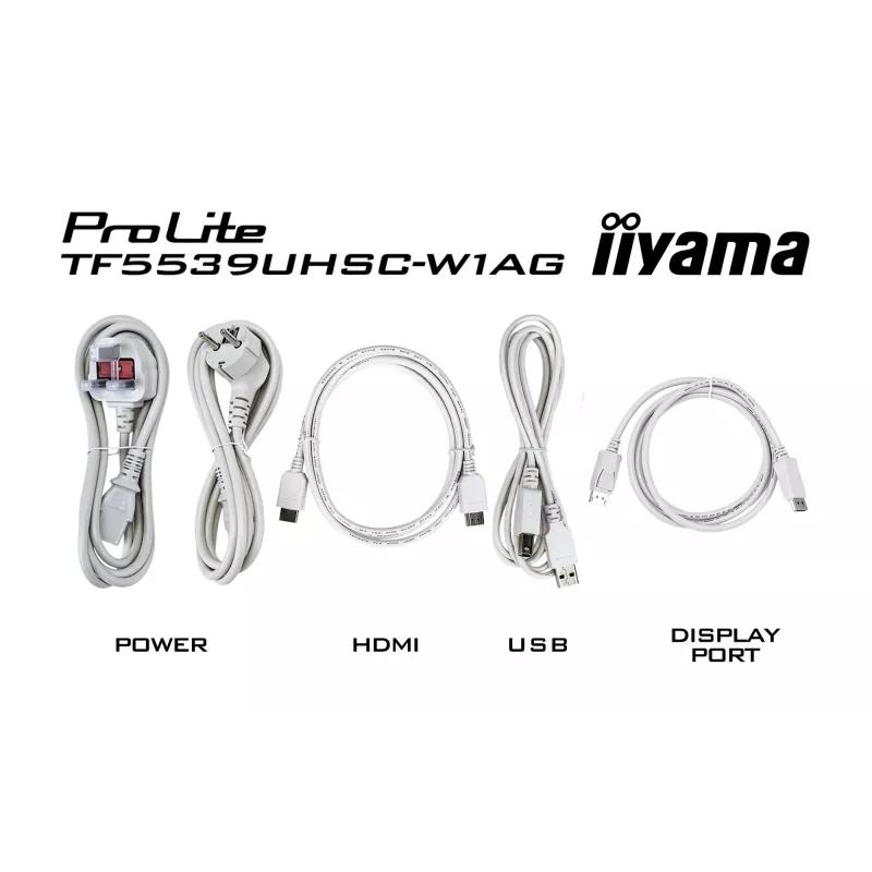 Monitor iiyama ProLite TF3239MSC-W1AG 31,5 pollici (80 cm) Full HD 1920x1080 LED touchscreen AMVA3 bianco
