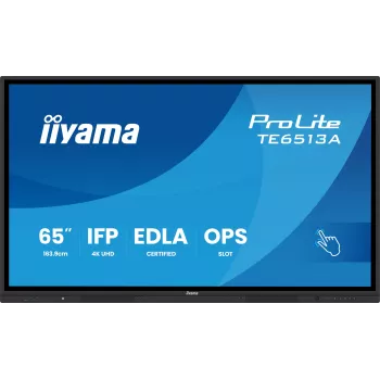 Schermo piatto interattivo IIYAMA TE6513A-B2AG 64,5