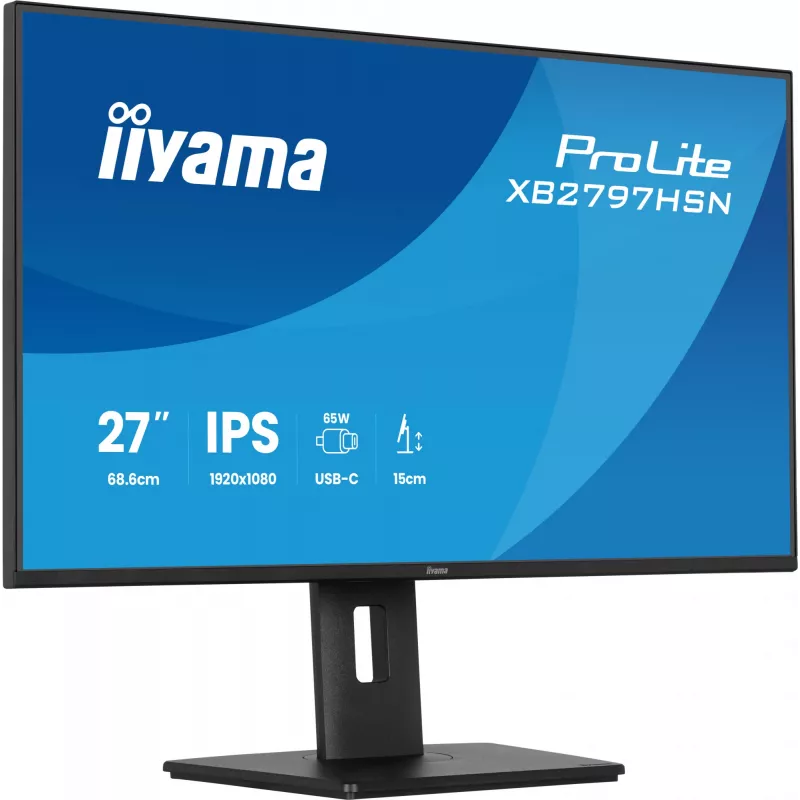 iiyama ProLite XB2797HSN-B1 monitor per computer 68,6 cm (27 inch) 1920 x 1080 pixel Full HD LCD nero