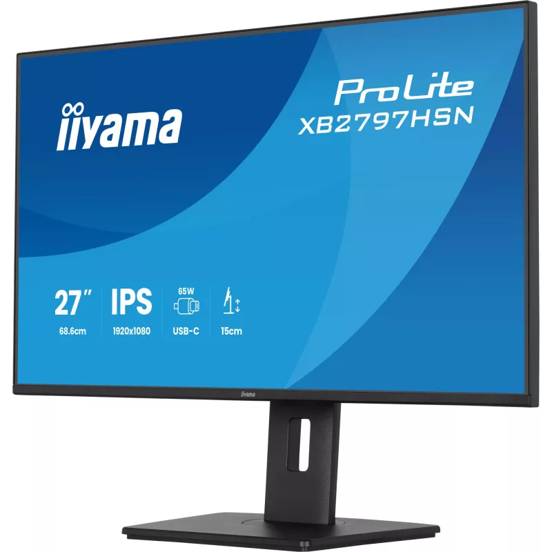 iiyama ProLite XB2797HSN-B1 monitor per computer 68,6 cm (27 inch) 1920 x 1080 pixel Full HD LCD nero