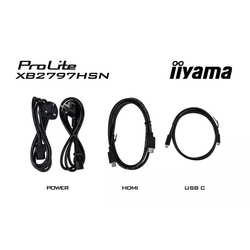 iiyama ProLite XB2797HSN-B1 monitor per computer 68,6 cm (27 inch) 1920 x 1080 pixel Full HD LCD nero