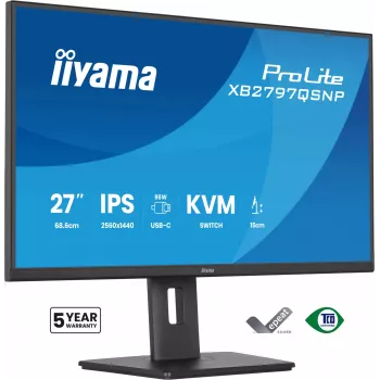 Monitor per computer IIYAMA ProLite XB2797QSNP-B1 68,6 cm (27