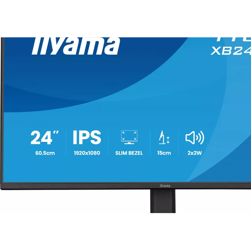 Monitor IIYAMA XB2491HS-B1 60,5 cm (23,8 inch) 16:9 IPS con HDMI, DisplayPort e altoparlanti integrati