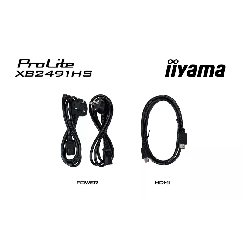 Monitor IIYAMA XB2491HS-B1 60,5 cm (23,8 inch) 16:9 IPS con HDMI, DisplayPort e altoparlanti integrati