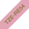 Nastro per etichettatrice Brother TZE-RE54 oro su rosa