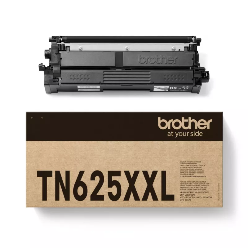 Cartuccia toner Brother TN-625XXLBK nero originale, 7.500 pagine, 1 pz.