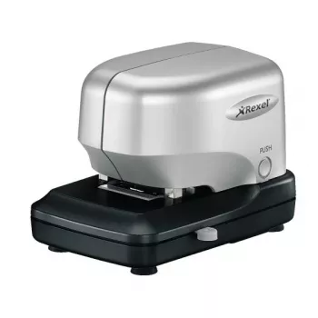 Rexel Stella30 cucitrice elettrica a cartucce argento/nero, 30 fogli, 5000 punti metallici, nero, argento, 215 mm, 196 mm, 138 mm