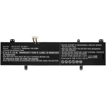CoreParts MBXAS-BA0178 ricambio per laptop batteria