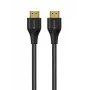eSTUFF cavo HDMI 2.1 8K 2m, 2 m, HDMI Type-A (standard), HDMI Type-A (standard), 7680 x 4320 pixel, 3D, nero