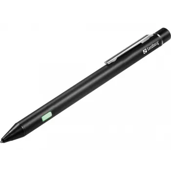 Sandberg Precision Active Stylus Pen, telefono cellulare/smartphone, compatibilità marca: qualsiasi, nero, alluminio, rame, integrato, litio-ione (Li-Ion)