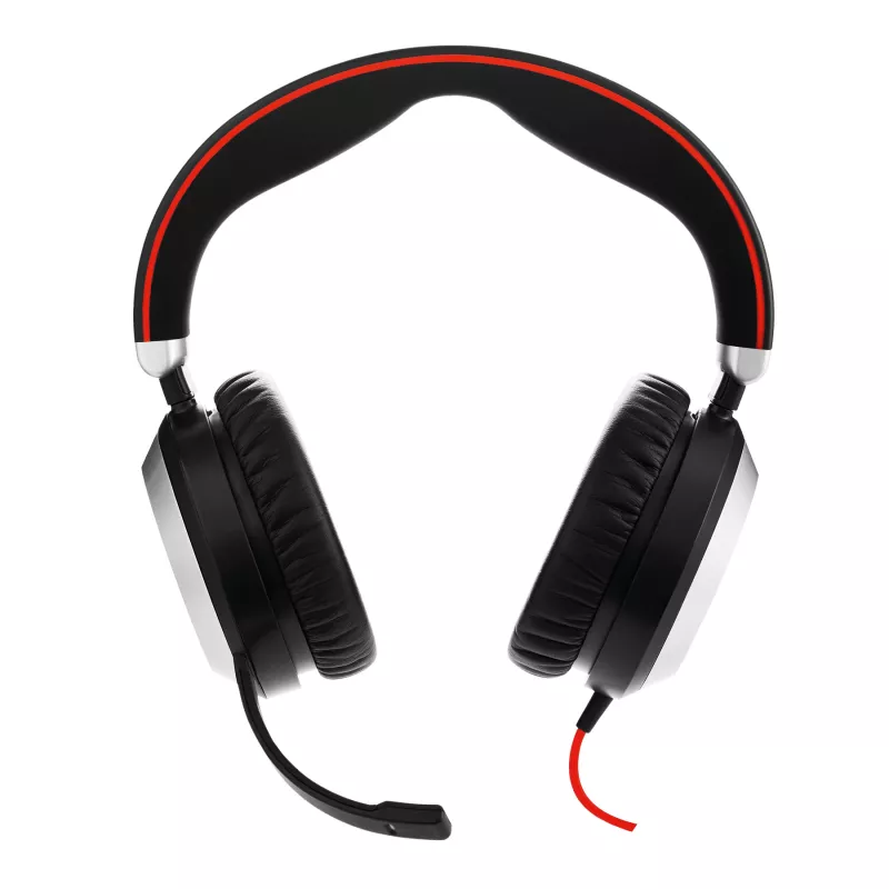 Jabra Evolve 80 MS stereo, con filo, ufficio/call center, 646 g, headset, nero