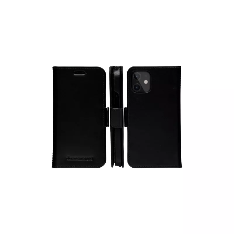 Wallet Case dbramante1928 Lynge per iPhone 12 mini 5,4 pollici – nero, 3 vani per carte