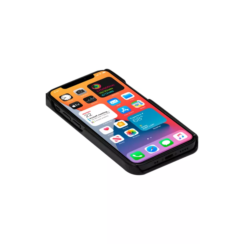 Wallet Case dbramante1928 Lynge per iPhone 12 mini 5,4 pollici – nero, 3 vani per carte