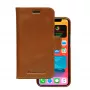 Wallet Case dbramante1928 Lynge per iPhone 12 mini (5,4 pollici) – tan, 3 vani per carte, supporto da tavolo