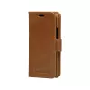 Wallet Case dbramante1928 Lynge per iPhone 12 mini (5,4 pollici) – tan, 3 vani per carte, supporto da tavolo