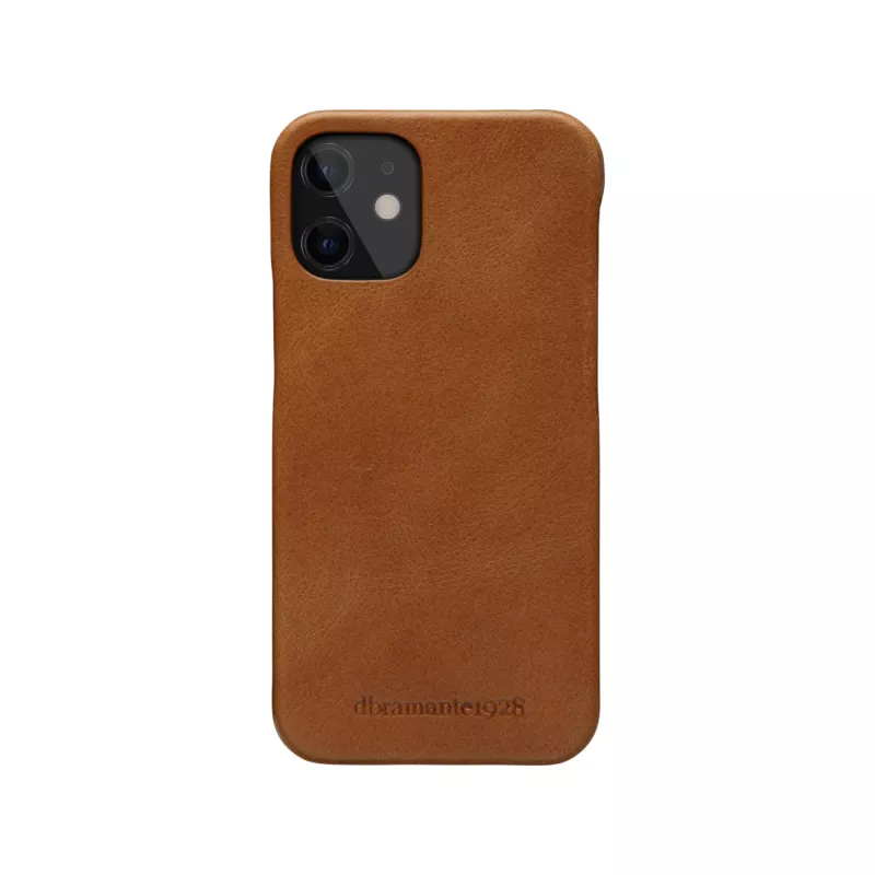 Wallet Case dbramante1928 Lynge per iPhone 12 mini (5,4 pollici) – tan, 3 vani per carte, supporto da tavolo