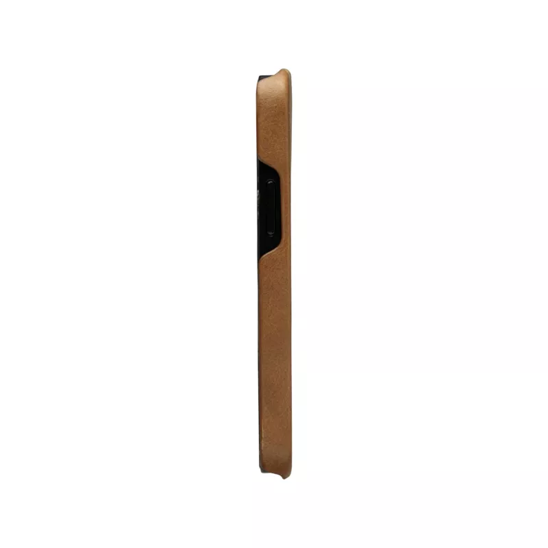 Wallet Case dbramante1928 Lynge per iPhone 12 mini (5,4 pollici) – tan, 3 vani per carte, supporto da tavolo