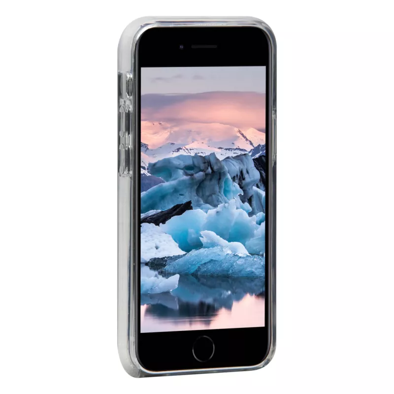 Custodia protettiva rigida trasparente dbramante1928 Iceland per iPhone SE / 8 / 7 (schermo 4,7 pollici)