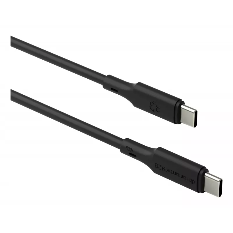 dbramante1928 Bulk - IT - Cavo - 3m USB-C/USB-C 100W - Nero, 3 m, USB C, USB C, USB 2.0, 0,48 Gbit/s, Nero