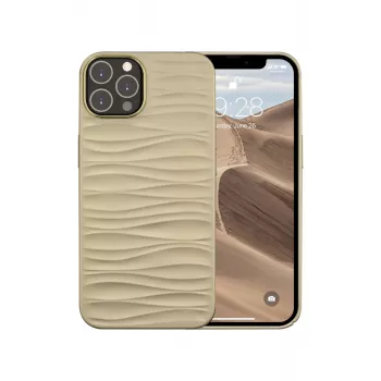 Custodia protettiva dbramante1928 Dune per iPhone 14 Pro Max, sabbia, compatibile con schermo da 6,7 pollici (17 cm)