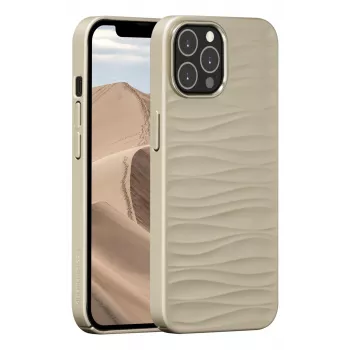 Custodia protettiva dbramante1928 Dune per iPhone 14 Pro Max, sabbia, compatibile con schermo da 6,7 pollici (17 cm)