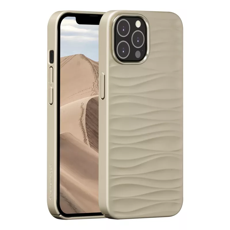 Custodia protettiva dbramante1928 Dune per iPhone 14 Pro Max, sabbia, compatibile con schermo da 6,7 pollici (17 cm)