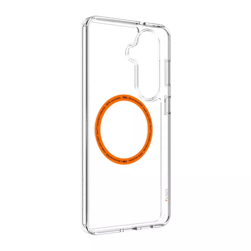 Custodia per cellulare dbramante1928 Iceland Ultra D3O MAG per Samsung Galaxy S26+ — trasparente, plastica, compatibile con display da 6,7 pollici