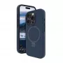 dbramante1928 Iceland Ultra D3O Cover posteriore MagSafe con cavalletto, iPhone 16 Pro Max, blu