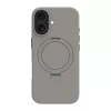 Custodia per cellulare dbramante1928 Roskilde MS Kick ICON per Apple iPhone 17, grigio monocromatico, supporto da tavolo