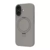 Custodia per cellulare dbramante1928 Roskilde MS Kick ICON per Apple iPhone 17, grigio monocromatico, supporto da tavolo