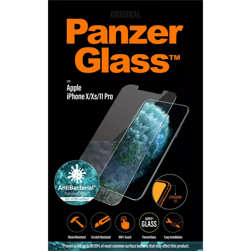 PanzerGlass® Protezione display iPhone 11 Pro | Xs | X | Standard Fit