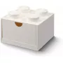 Scatola contenitore con cassetto da scrivania Room Copenhagen 40201735 bianco — organizer compatibile LEGO