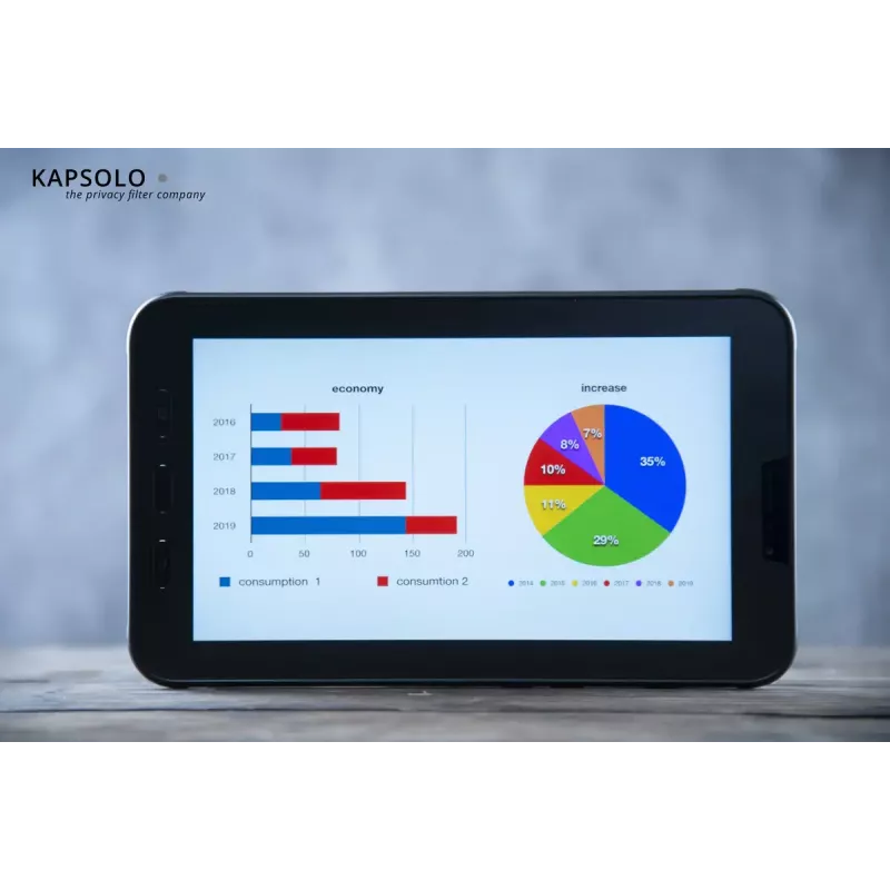 Protezione display Kapsolo per iPad Mini 6 — antimicrobica, durezza 2H, trasmittanza luminosa 86%, compatibile con display max 20,1 cm (7,9 inch)