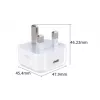 Caricabatterie da casa eSTUFF USB-C PD 3A 20W, spina UK - bianco
