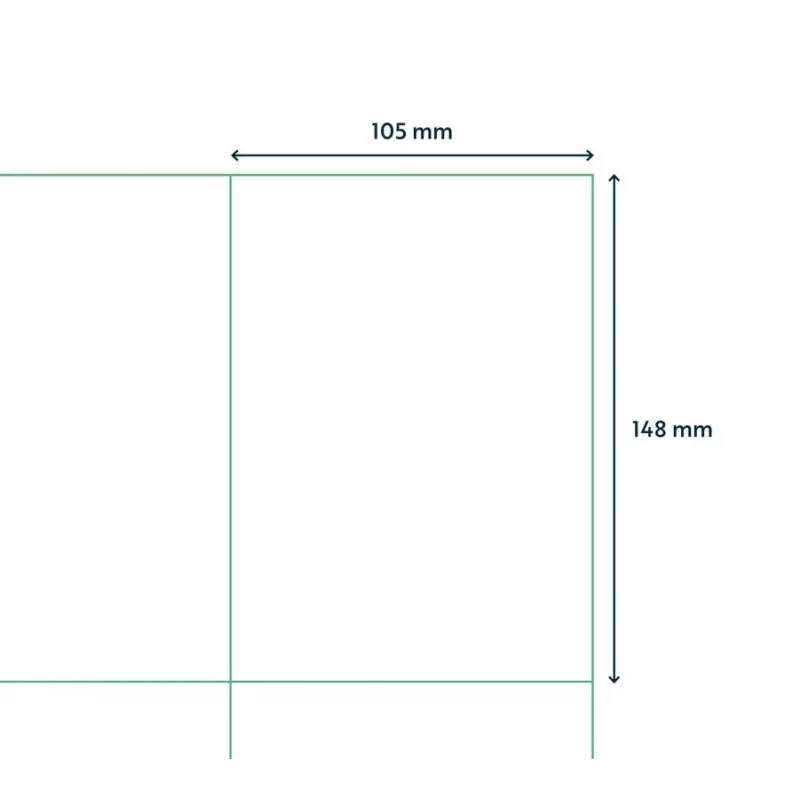 Etichette per stampante Capture A4LABEL-105X148 per stampanti A4